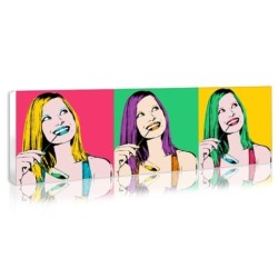 Toile pop art style Andy Warhol personnalisé