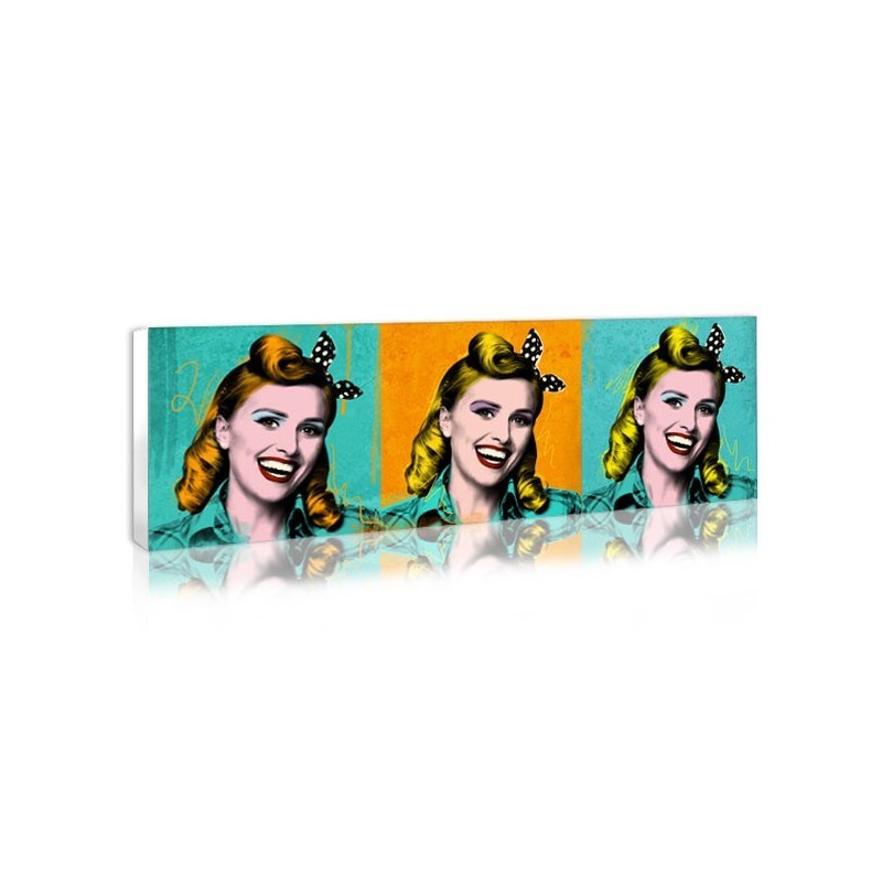 Photo pop art sur toile pour une décoration vintage Photo pop art sur toile pour une décoration vintage