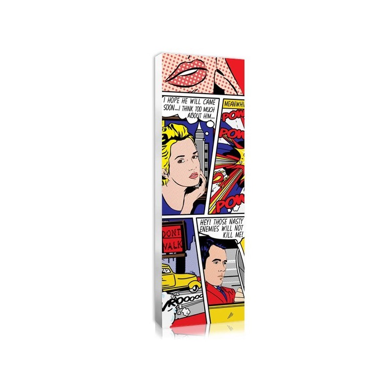 Roy Lichtenstein pop art personnalisé
