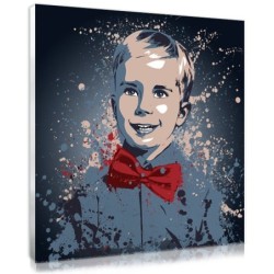 Votre photo pop art sur toile style Splash, un portrait original de votre photo