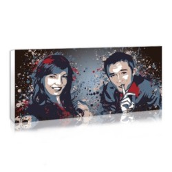 Photo personnalisée sur toile splash
