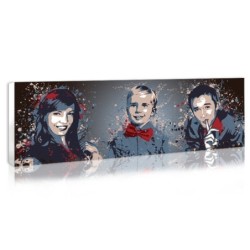 Tableau panoramique personnalisé effet splash