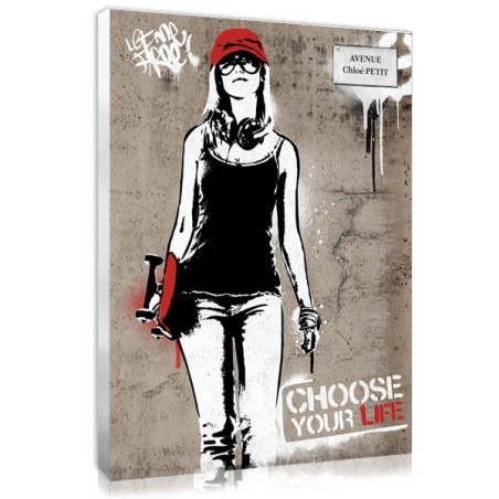 A street art portrait personalised with your photo