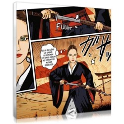 Photo personnalisée manga samouraï