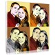 Unique gift for couples : the pop art portrait
