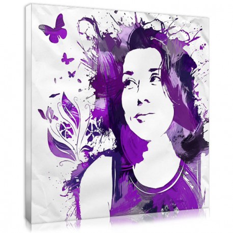 The design stencil portrait, tthe perfect gift for your girlfriend !