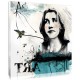 Personalised canvas in stencil style, a romantic gift for her