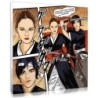 Cadeau pour couple - portrait manga samouraï