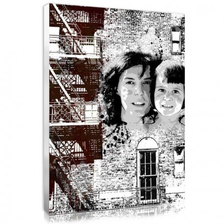 Unusual mother's day gift : her personalised Graffiti New York portrait