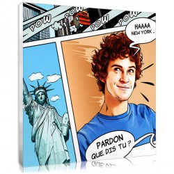 Comic Strip portrait - NYC - Holidays
