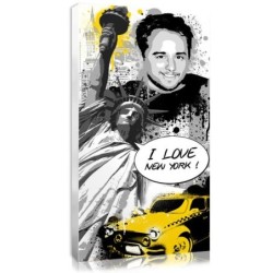 Personalised presents for men : graffiti New York portrait
