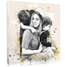 cadeau original pour la famille : le portrait en esquisse