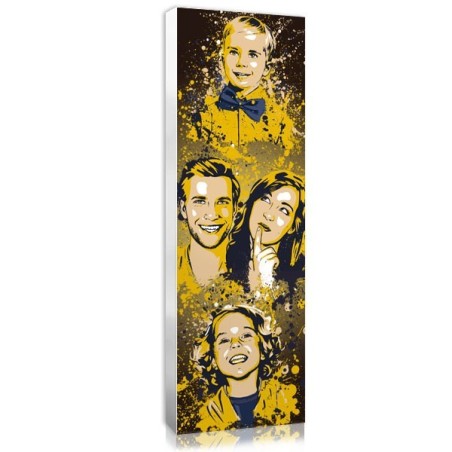 The splash portrait, an original custom family gift !