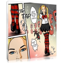 Manga écolière personnalisé