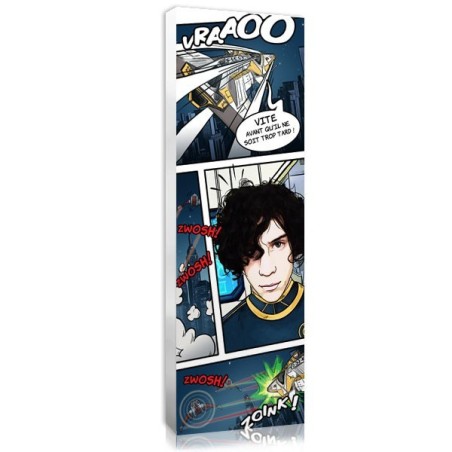 Comic Strip portrait - Fiction -Vertical