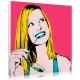 Personalised pop art canvas with pop art style