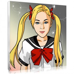 Manga Schoolgirl - Portrait