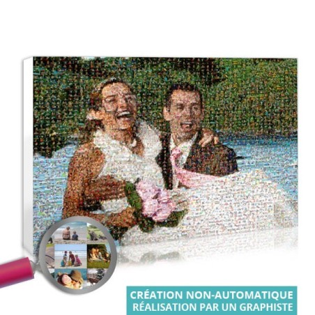 Offer a picture collage for a wedding