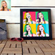 Pop art canvas with your photo