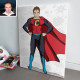 Personalised superhero portrait in Superman style