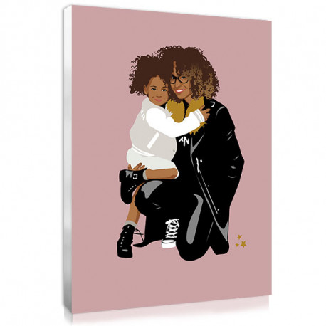Give your mom a personalised gift illustrated from her photo