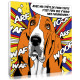 Personalised dog portrait in comics style