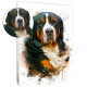 Pet portrait watercolor painting style from your photo
