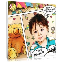 Votre photo en BD pour la déco de chambre de votre enfant