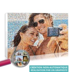 mosaïque photo ou photo mosaïque personnalisée