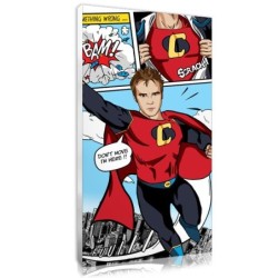 cartoon comics portrait style Superman