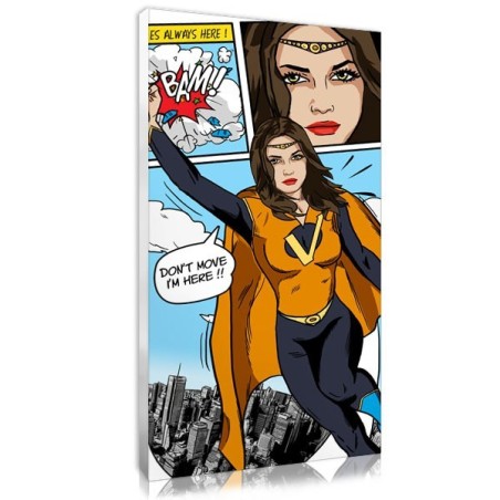 Comic portrait with your own photo, an unusual christmas gifts for her