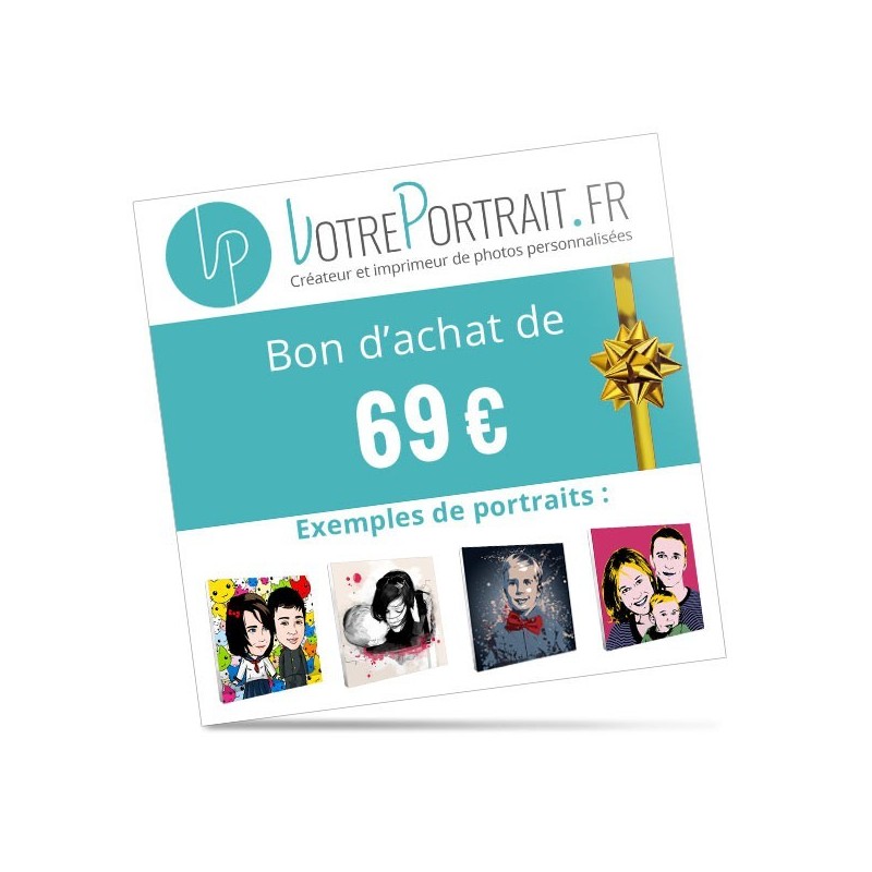 Bon cadeau 69 € Bon cadeau 69 €