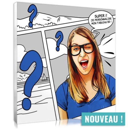 Comic strip portrait to costumise - Square