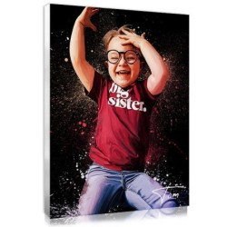 Realistic portrait created from your photo for a personalised original decoration