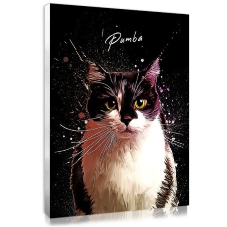 Personalised painted animal with your photo