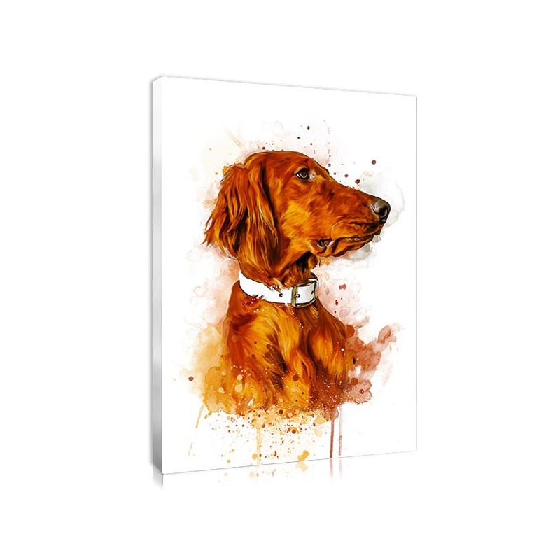 Portrait animal de compagnie style peinture aquarelle d'après votre photo Portrait animal de compagnie style peinture aquarelle d'après votre photo