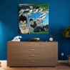 A personalised manga decor inspired by Japanese manga cartoons