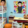 Your kawaii boy portrait for a fun decor in your kid's bedroom !