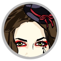 Gothic lolita portrait made from your photo - Surprising wall decor