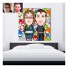Un kawaii personnalisé votre photo de couple - Votreportrait.fr