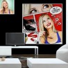 Glamour Comic Strip portrait from your photo  - Votreportrait.fr