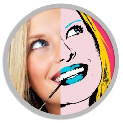 Portrait pop art personnalisé, cadeau original signé Votreportrait.fr