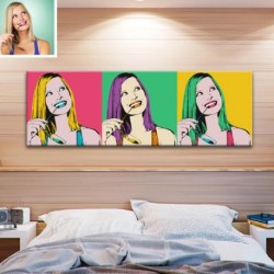 Modern pop art portrait with your photo by Votreportrait.fr