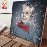 Colored splash photos - Portraits from photos by designers