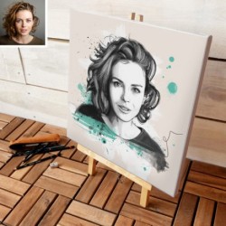 Un portrait artistique à partir de votre photo - Votreportrait.fr