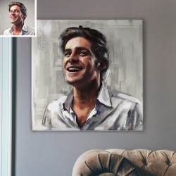 Your digital painting to create an artistic decoration on your wall