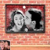 Un tableau street art graffiti personnalisé créé par Votreportrait.fr