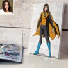 Votre portrait personnalisé illustré façon Super Woman