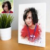 Un portrait aquarelle artistique à partir de vos photos préférées