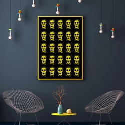 Un pop art moderne personnalisé pour une décoration murale  tendance